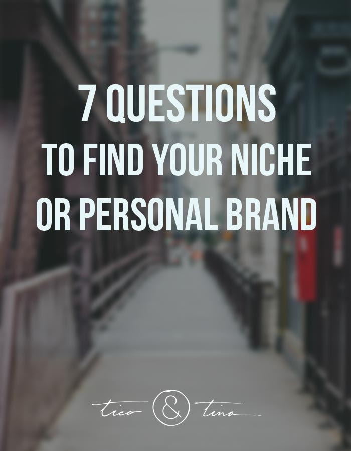 how to find your niche